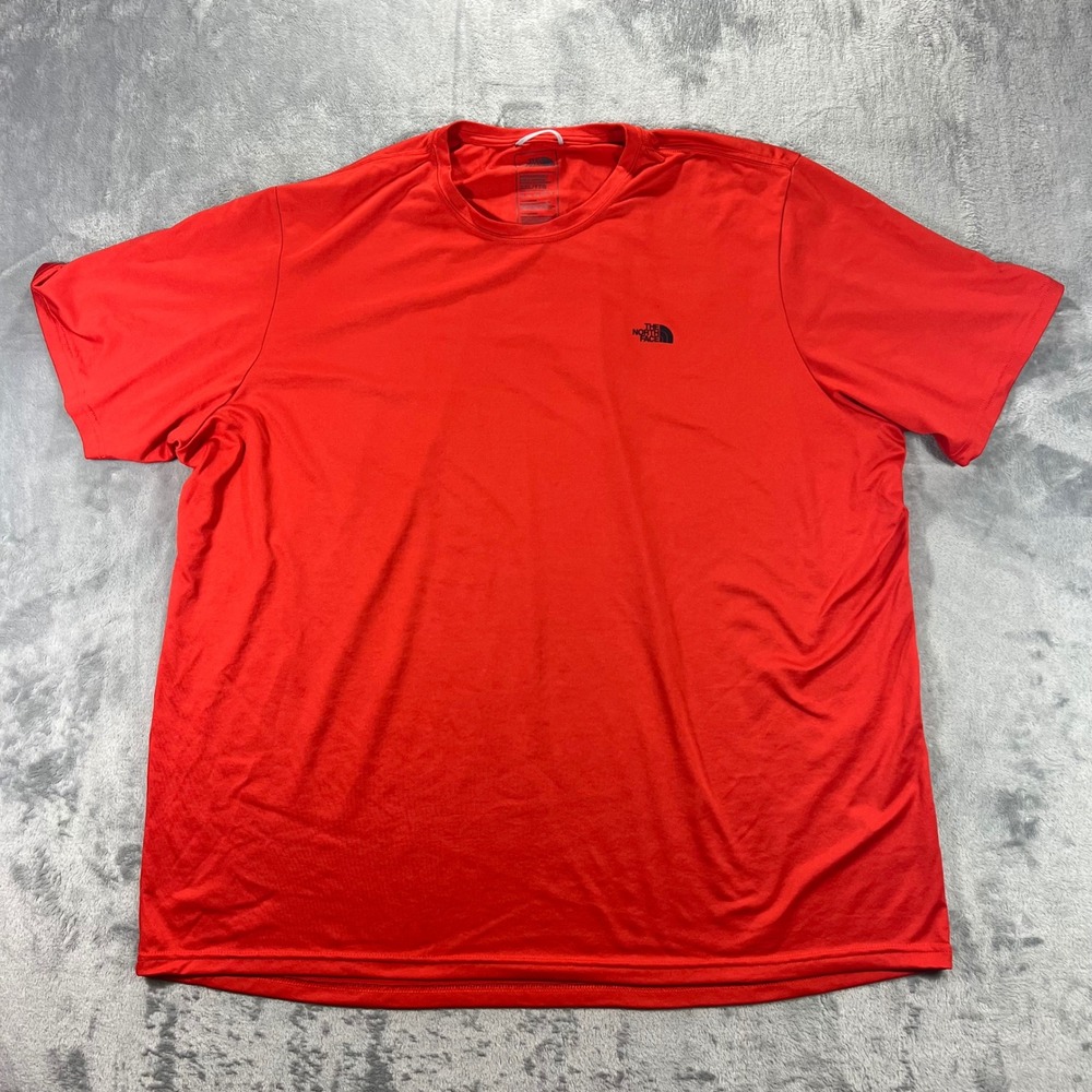 THE NORTH FACE T-Shirt Mens XXL Red Performance Short Sleeve NF00A9HSA8M Summer